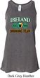 St Patrick's Day Ireland Drinking Team Ladies Flowy Racerback Tanktop