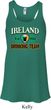 St Patrick's Day Ireland Drinking Team Ladies Flowy Racerback Tanktop