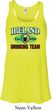St Patrick's Day Ireland Drinking Team Ladies Flowy Racerback Tanktop