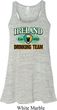 St Patrick's Day Ireland Drinking Team Ladies Flowy Racerback Tanktop