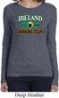 St Patrick's Day Ireland Drinking Team Ladies Long Sleeve Shirt