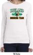 St Patrick's Day Ireland Drinking Team Ladies Long Sleeve Shirt