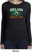 St Patrick's Day Ireland Drinking Team Ladies Long Sleeve Shirt