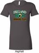 St Patrick's Day Ireland Drinking Team Ladies Longer Length Shirt