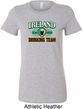 St Patrick's Day Ireland Drinking Team Ladies Longer Length Shirt