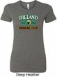 St Patrick's Day Ireland Drinking Team Ladies Longer Length Shirt