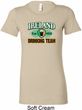 St Patrick's Day Ireland Drinking Team Ladies Longer Length Shirt