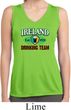 St Patrick's Day Ireland Drinking Team Ladies Sleeveless Dry Wicking