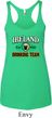 St Patrick's Day Ireland Drinking Team Ladies Tri Blend Racerback Tank