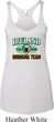 St Patrick's Day Ireland Drinking Team Ladies Tri Blend Racerback Tank