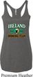 St Patrick's Day Ireland Drinking Team Ladies Tri Blend Racerback Tank