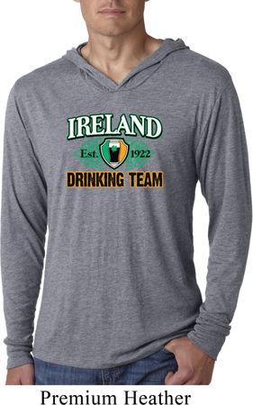 St Patrick's Day Ireland Drinking Team Lightweight Hoodie Shirt