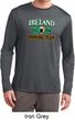 St Patrick's Day Ireland Drinking Team Mens Dry Wicking Long Sleeve