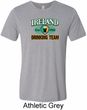 St Patrick's Day Ireland Drinking Team Mens Tri Blend Crewneck Shirt