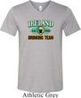 St Patrick's Day Ireland Drinking Team Mens Tri Blend V-neck Shirt