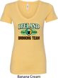St Patrick's Day Ireland EST 1922 Drinking Team Ladies V-Neck Shirt