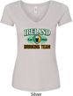 St Patrick's Day Ireland EST 1922 Drinking Team Ladies V-Neck Shirt