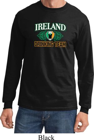 St Patrick's Day Ireland EST 1922 Drinking Team Long Sleeve Shirt