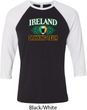 St Patrick's Day Ireland EST 1922 Drinking Team Mens Raglan Shirt
