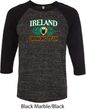 St Patrick's Day Ireland EST 1922 Drinking Team Mens Raglan Shirt