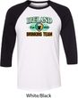 St Patrick's Day Ireland EST 1922 Drinking Team Mens Raglan Shirt
