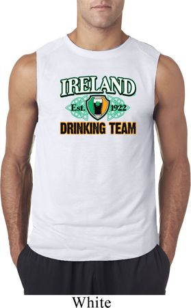 St Patrick's Day Ireland EST 1922 Drinking Team Mens Sleeveless Shirt