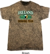 St Patrick's Day Ireland EST 1922 Drinking Team Mineral Tie Dye Shirt