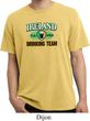 St Patrick's Day Ireland EST 1922 Drinking Team Pigment Dyed Shirt
