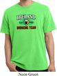 St Patrick's Day Ireland EST 1922 Drinking Team Pigment Dyed Shirt