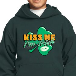 St Patrick's Day Kiss Me I'm Irish Kids Hoody St Patrick's Day Kiss Me I'm Irish Kids Hoody