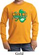 St Patrick's Day Kiss Me I'm Irish Kids Long Sleeve Shirt