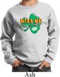 St Patrick's Day Kiss Me I'm Irish Kids Sweat Shirt