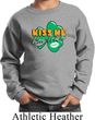 St Patrick's Day Kiss Me I'm Irish Kids Sweat Shirt