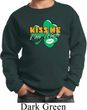 St Patrick's Day Kiss Me I'm Irish Kids Sweat Shirt