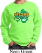St Patrick's Day Kiss Me I'm Irish Kids Sweat Shirt