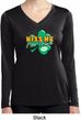 St Patrick's Day Kiss Me I'm Irish Ladies Dry Wicking Long Sleeve