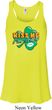 St Patrick's Day Kiss Me I'm Irish Ladies Flowy Racerback Tanktop