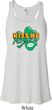 St Patrick's Day Kiss Me I'm Irish Ladies Flowy Racerback Tanktop