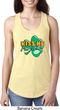 St Patrick's Day Kiss Me I'm Irish Ladies Ideal Tank Top