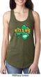 St Patrick's Day Kiss Me I'm Irish Ladies Ideal Tank Top
