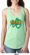 St Patrick's Day Kiss Me I'm Irish Ladies Ideal Tank Top