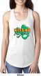 St Patrick's Day Kiss Me I'm Irish Ladies Ideal Tank Top