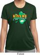 St Patrick's Day Kiss Me I'm Irish Ladies Moisture Wicking Shirt