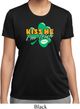 St Patrick's Day Kiss Me I'm Irish Ladies Moisture Wicking Shirt
