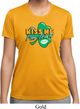 St Patrick's Day Kiss Me I'm Irish Ladies Moisture Wicking Shirt