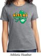 St Patrick's Day Kiss Me I'm Irish Ladies Shirt