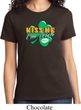 St Patrick's Day Kiss Me I'm Irish Ladies Shirt