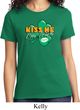 St Patrick's Day Kiss Me I'm Irish Ladies Shirt