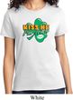 St Patrick's Day Kiss Me I'm Irish Ladies Shirt