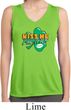 St Patrick's Day Kiss Me I'm Irish Ladies Sleeveless Dry Wicking Shirt